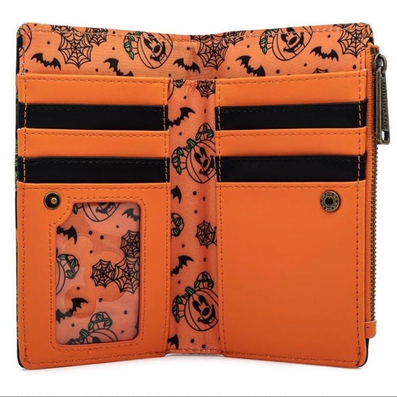 Loungefly Disney Mickey-O-Lantern Mini Backpack w/Wallet and Collector’s PIN
